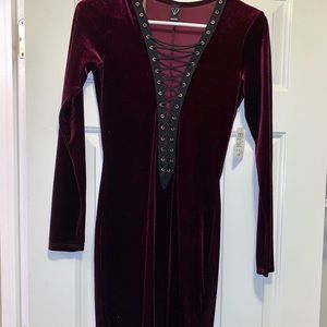 Burgundy Midi